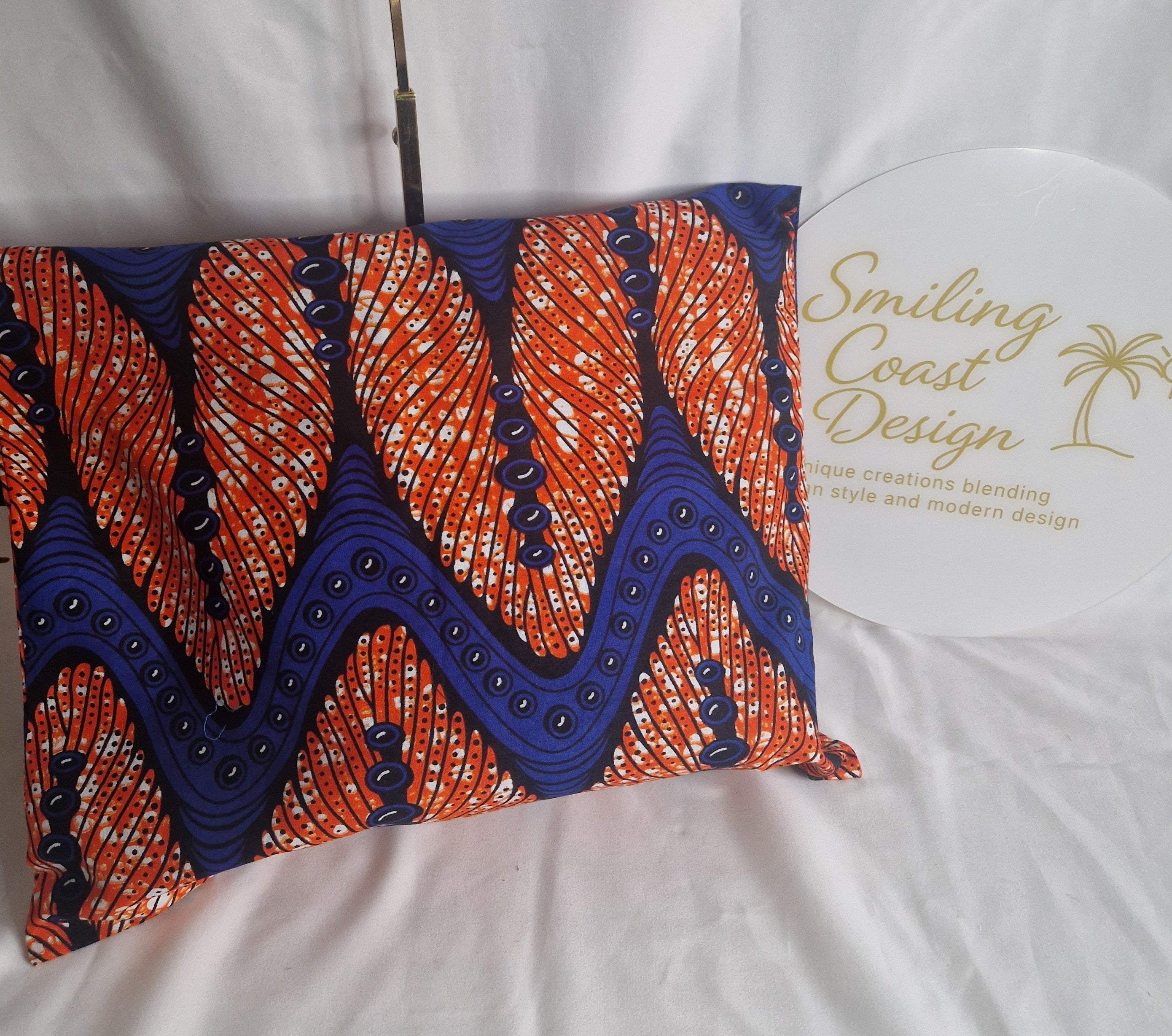African waxprint Handbag – African Wax Print & Faux Leather | River Gambia Edition-Smiling Coast Design